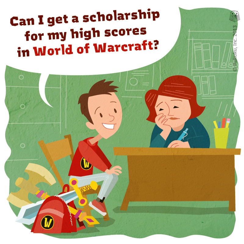 scholarships, video games